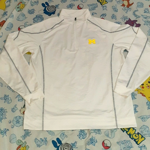 FootJoy Other - Footjoy Michigan Wolverines Long Sleeve Golf Jersey Shirt Golfing Fitness U of M